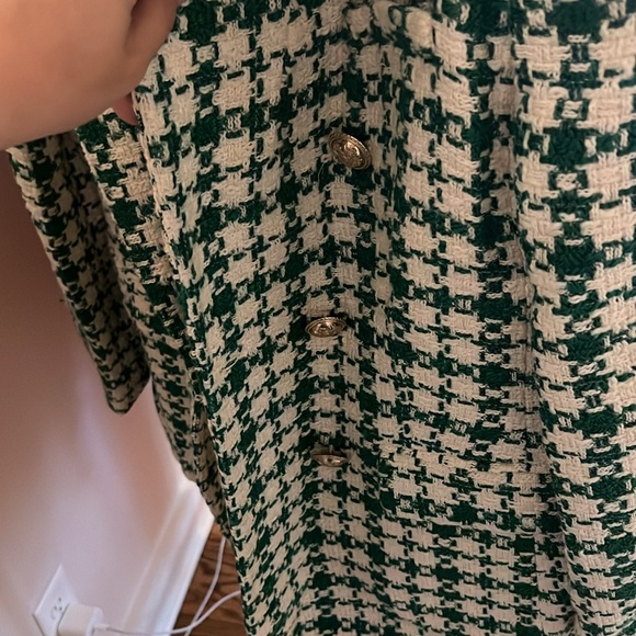 Zara Green and white blazer - Picture 4 of 6